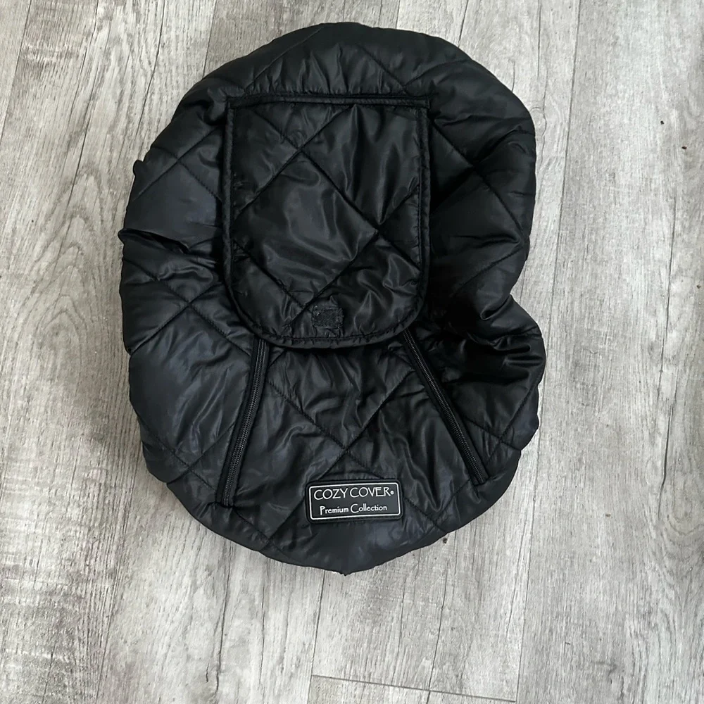 Black Infant Car Seat Cover